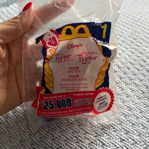 McDonald's Tigger Soft Toy - Red and Yellow